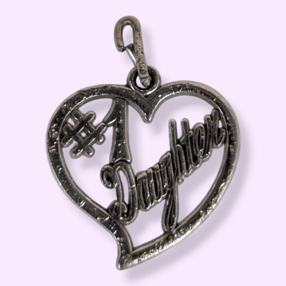 (2/$20) Vintage Sterling #1 Daughter Charm